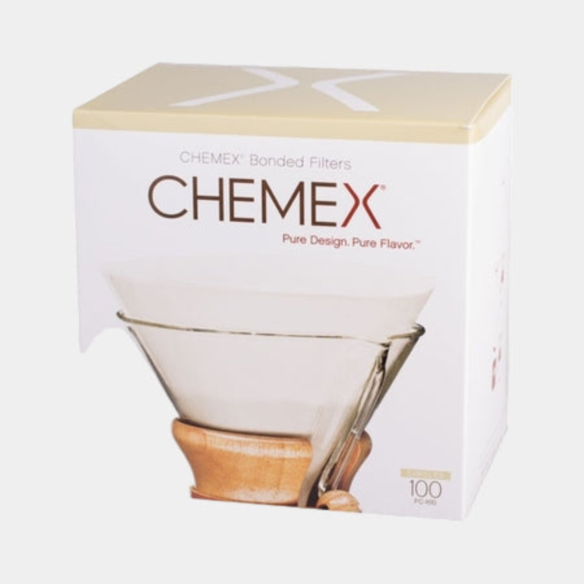 Chemex filtry papierowe okrągłe 6, 8, 10 filiżanek - 100 sztuk