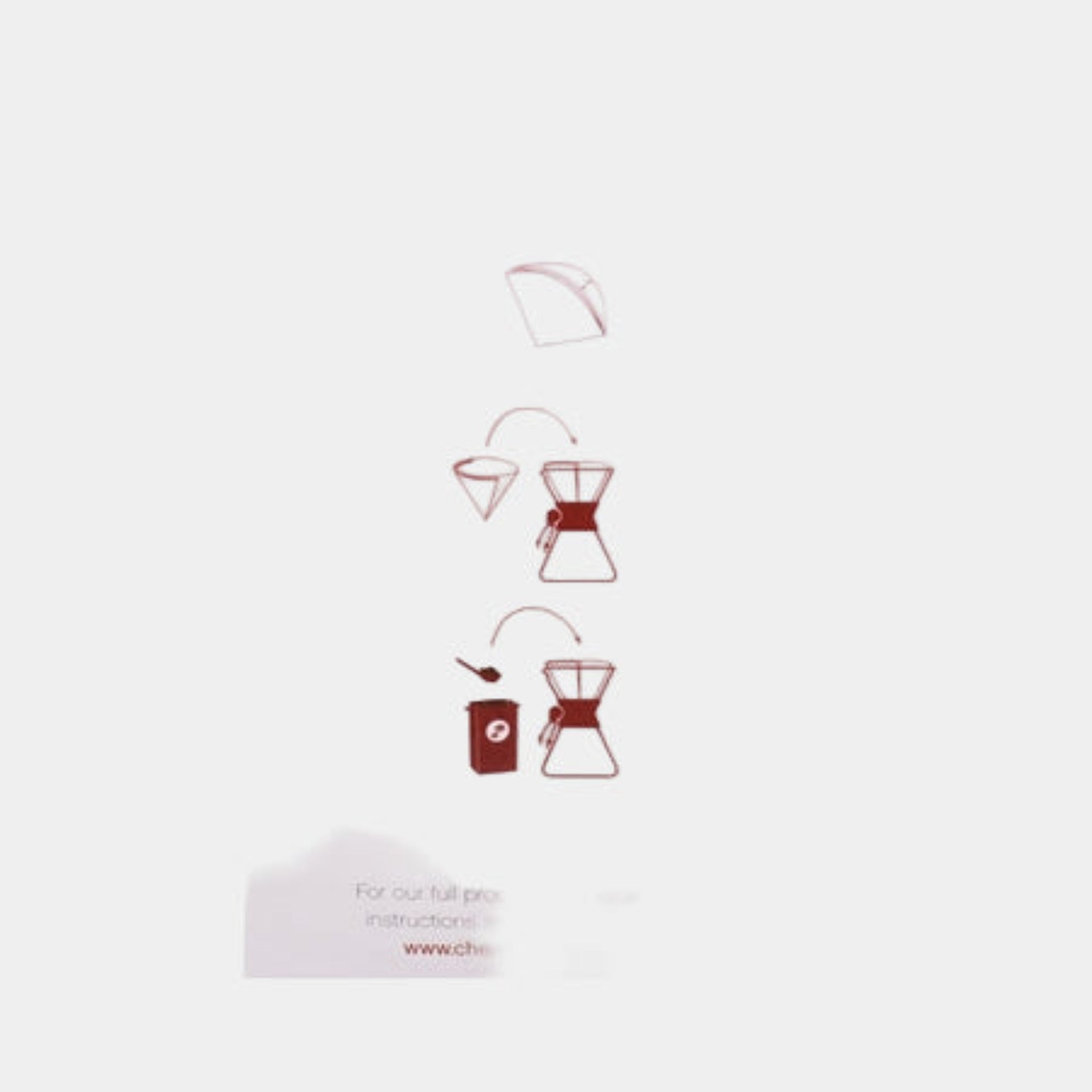 Chemex filtry papierowe okrągłe 6, 8, 10 filiżanek - 100 sztuk