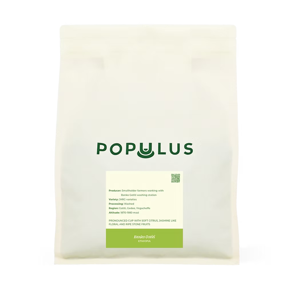 Populus - Ethiopia - Banko Gotiti kawa ziarnista - Filter / Omni