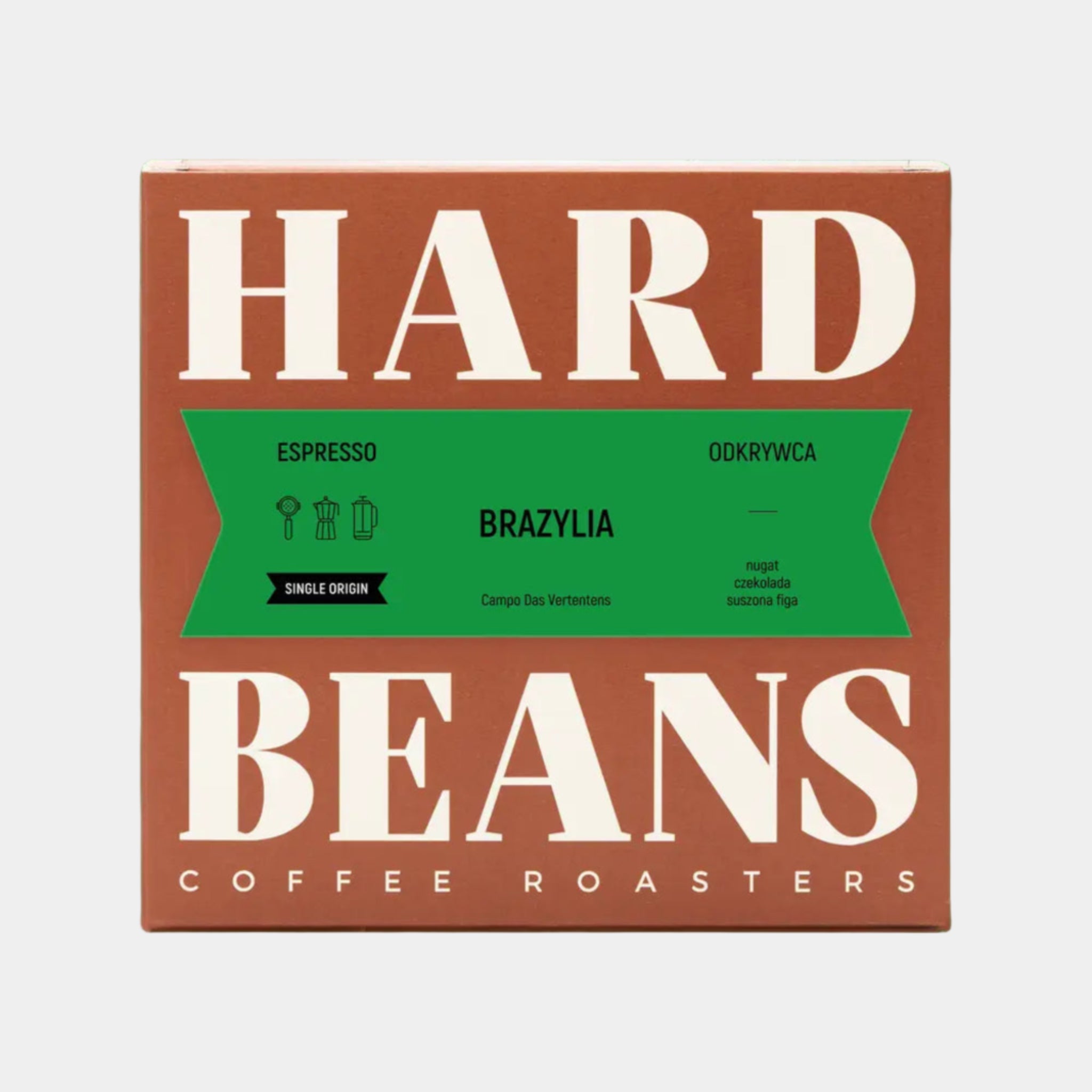 Hard Beans Brazylia Campo Das Vertentes - espresso