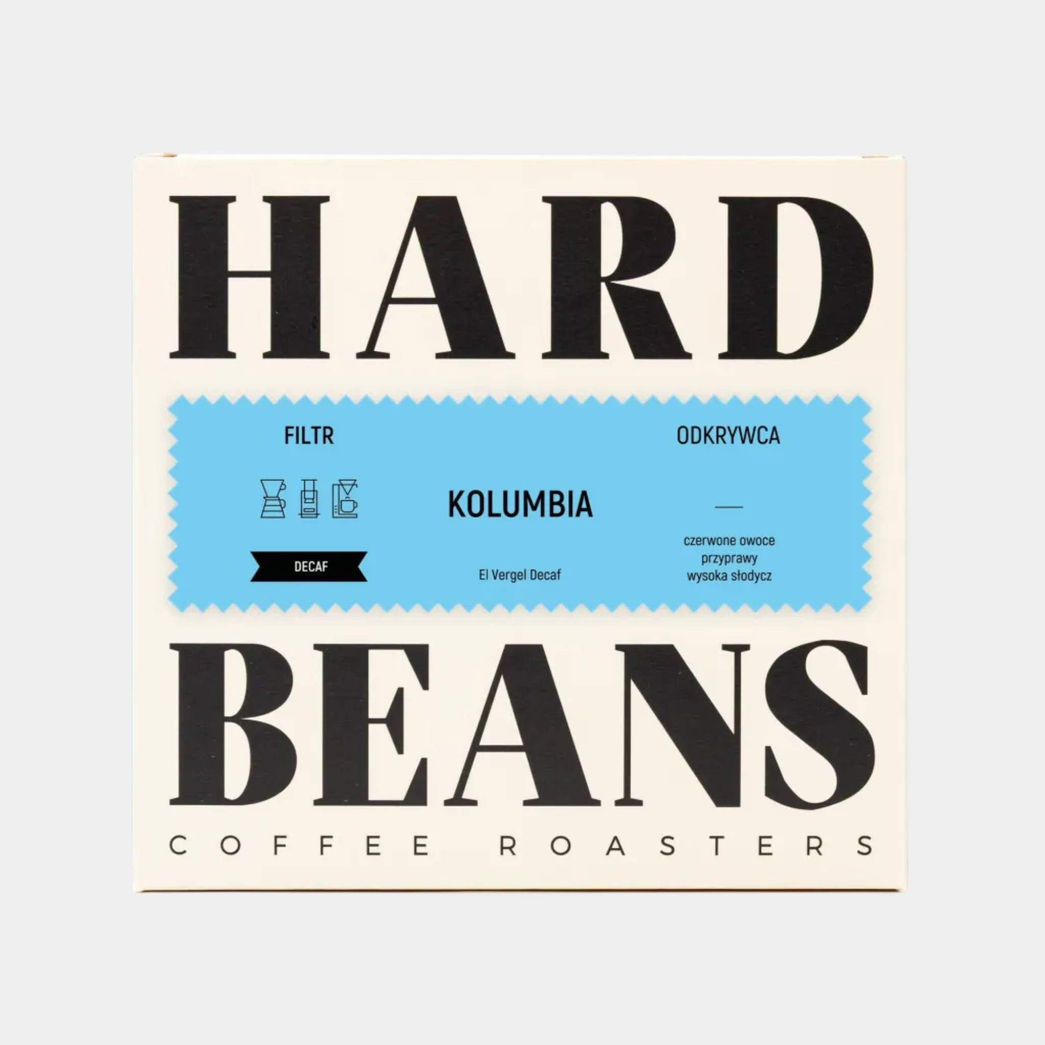 Hard Beans Kolumbia El Vergel Deca