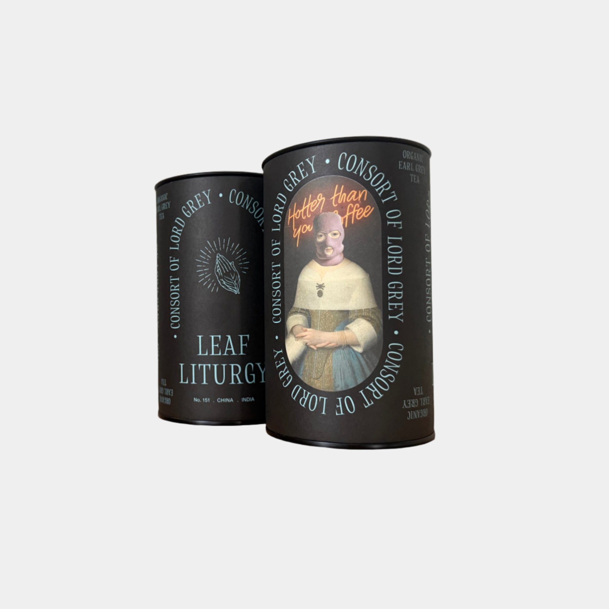 Leaf Liturgy Consort of Lord Grey - opakowanie czarnej herbaty bio 60g z eleganckim designem