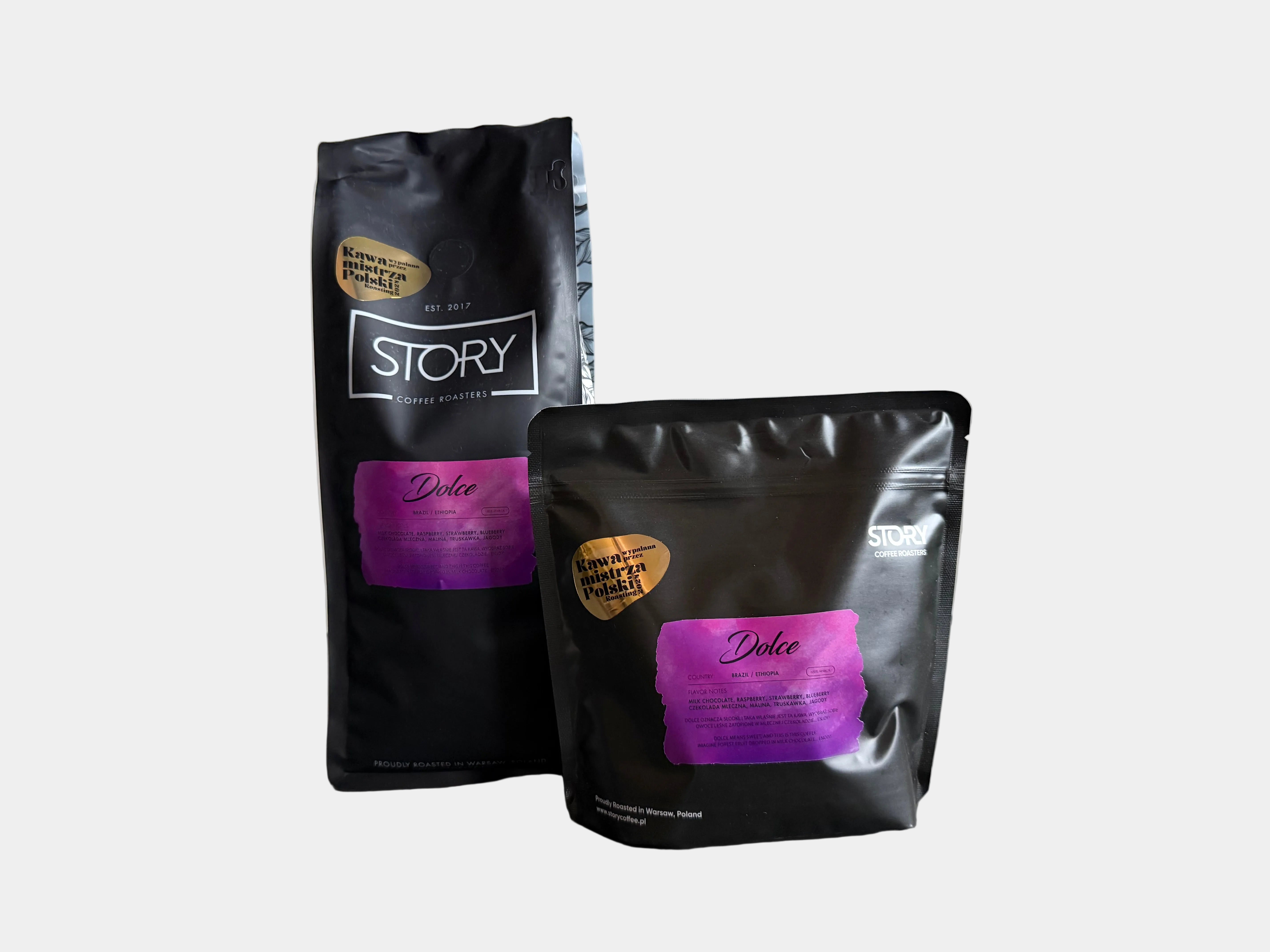 Kawa ziarnista espresso Story Coffee Dolce - świeżo palona kawa premium