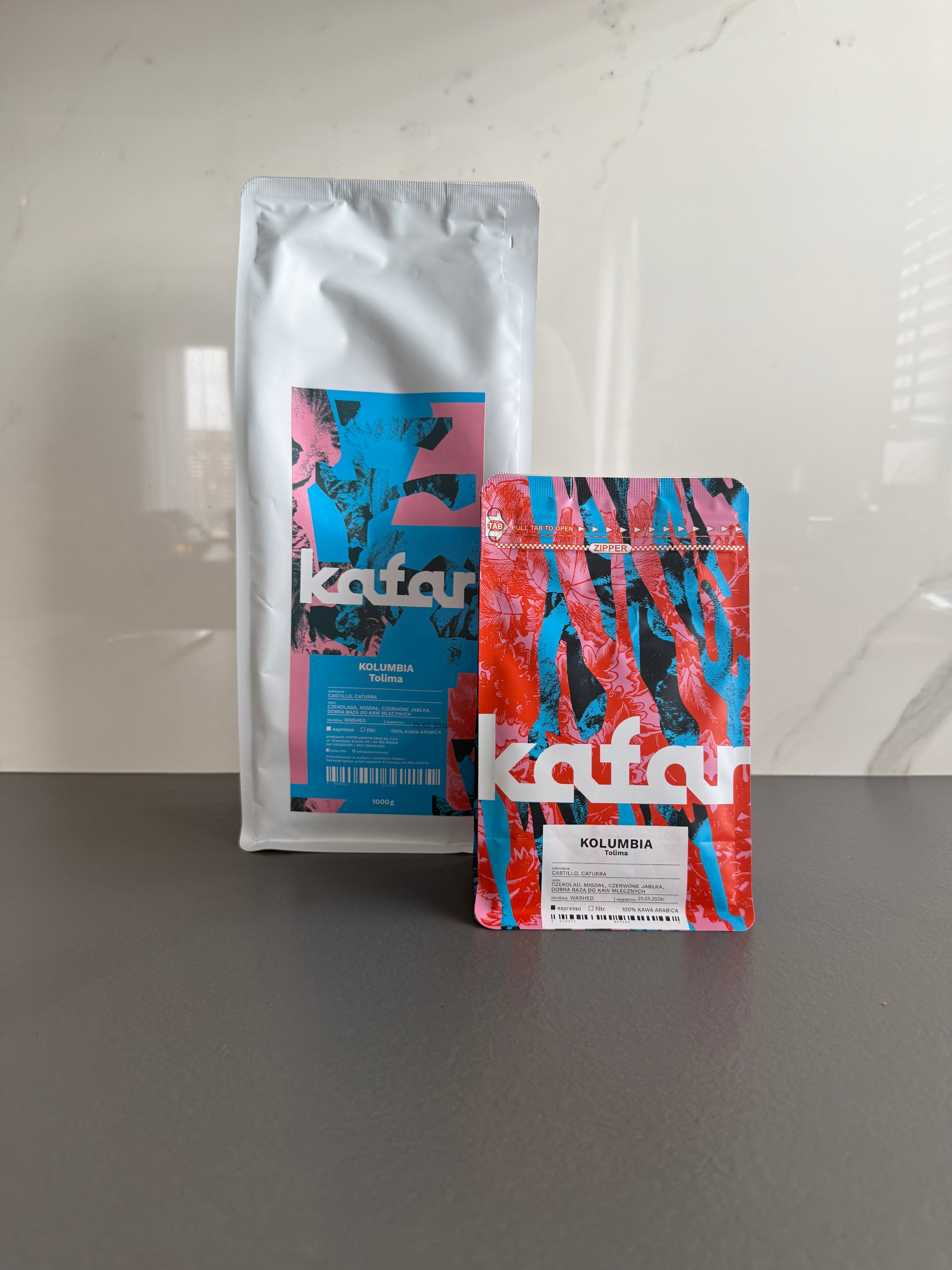 Kafar Kawa Ziarnista Specialty – KOLUMBIA TOLIMA – espresso