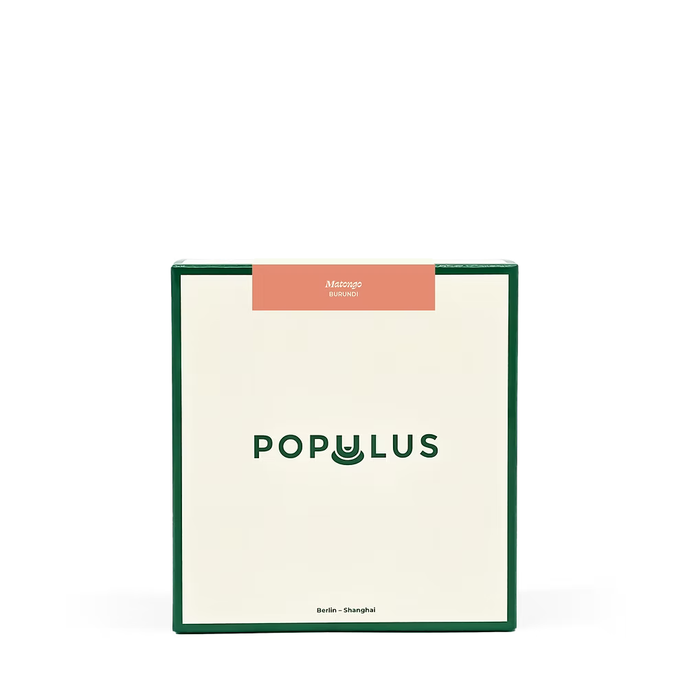 Kawa specialty Populus Burundi Matongo profil Filter Omni ziarna kawy