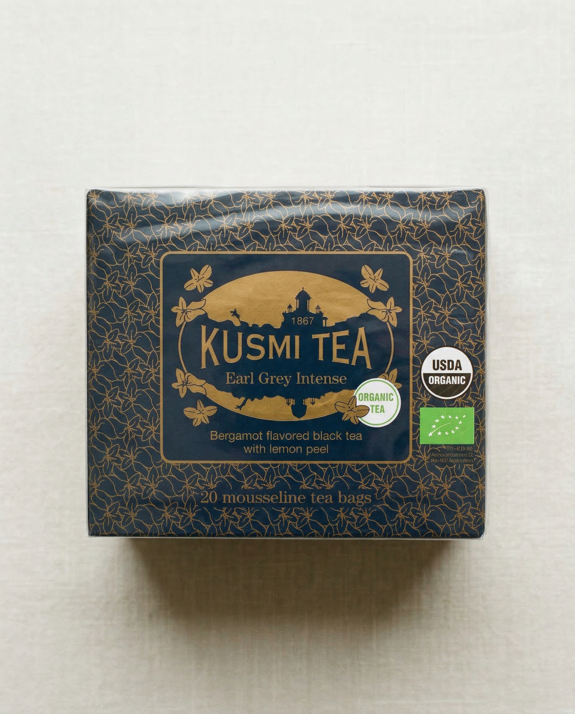 Kusmi Tea herbata Earl Grey Intense Bio - 20 saszetek