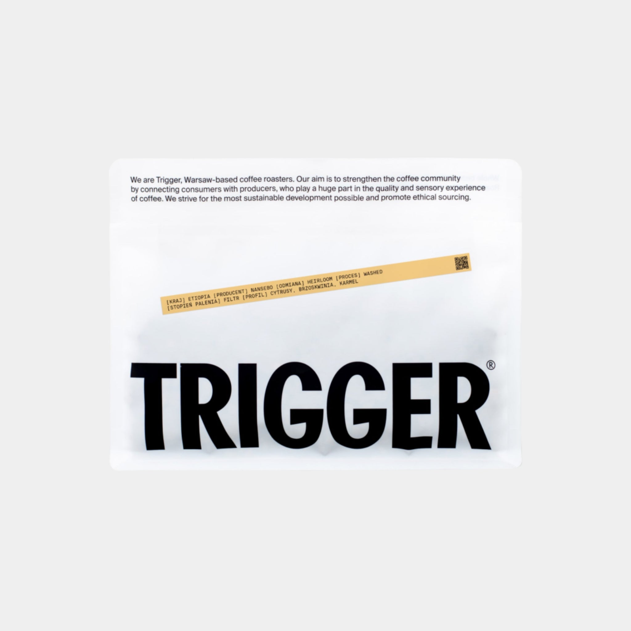 Ziarna kawy Trigger Ethiopia Nansebo - kawa speciality z Etiopii