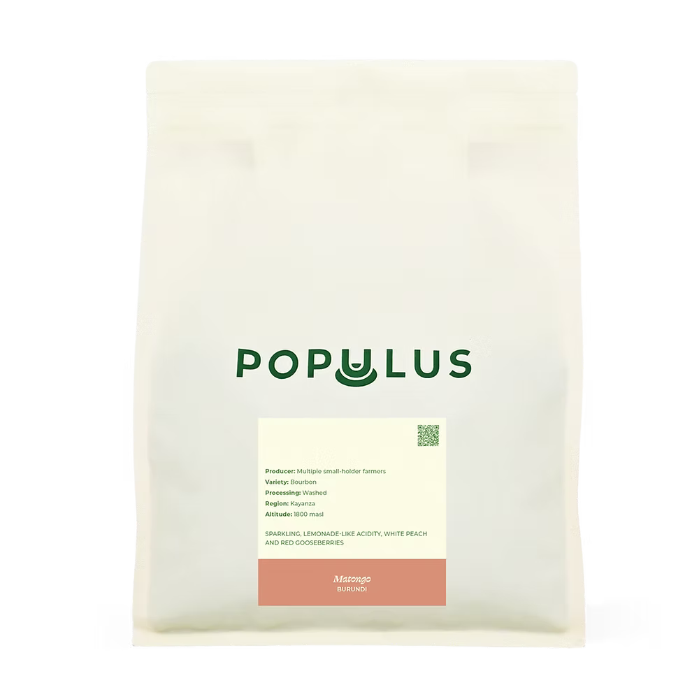 Populus Burundi Matongo kawa ziarnista specialty w opakowaniu 250g