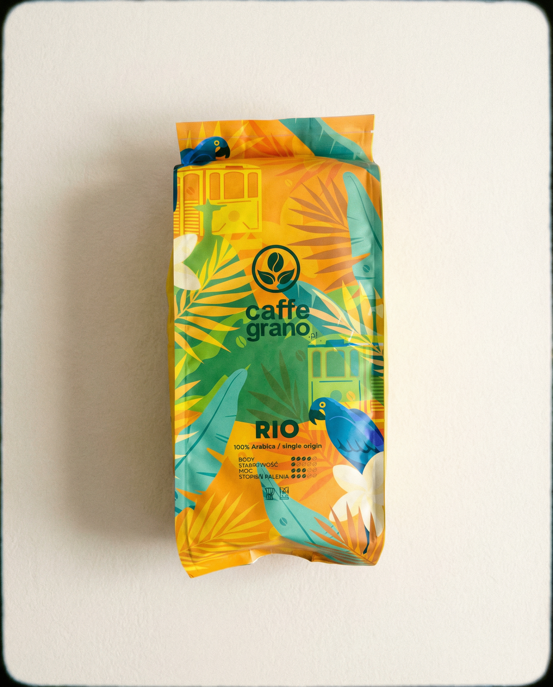 Kawa ziarnista RIO Caffe Grano do ekspresu 100% arabika Brazylia
