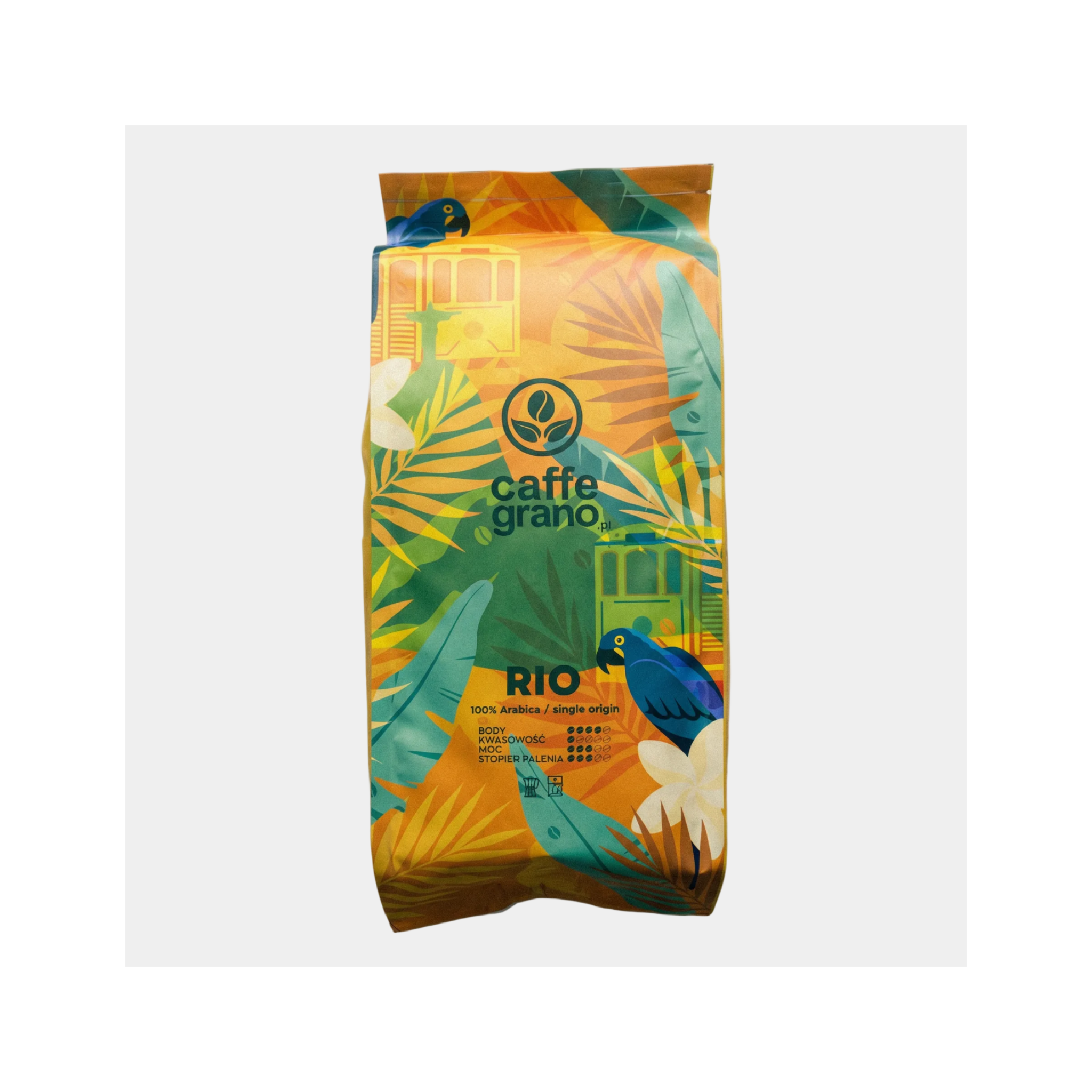 Kawa ziarnista RIO Caffe Grano do ekspresu 100% arabika Brazylia