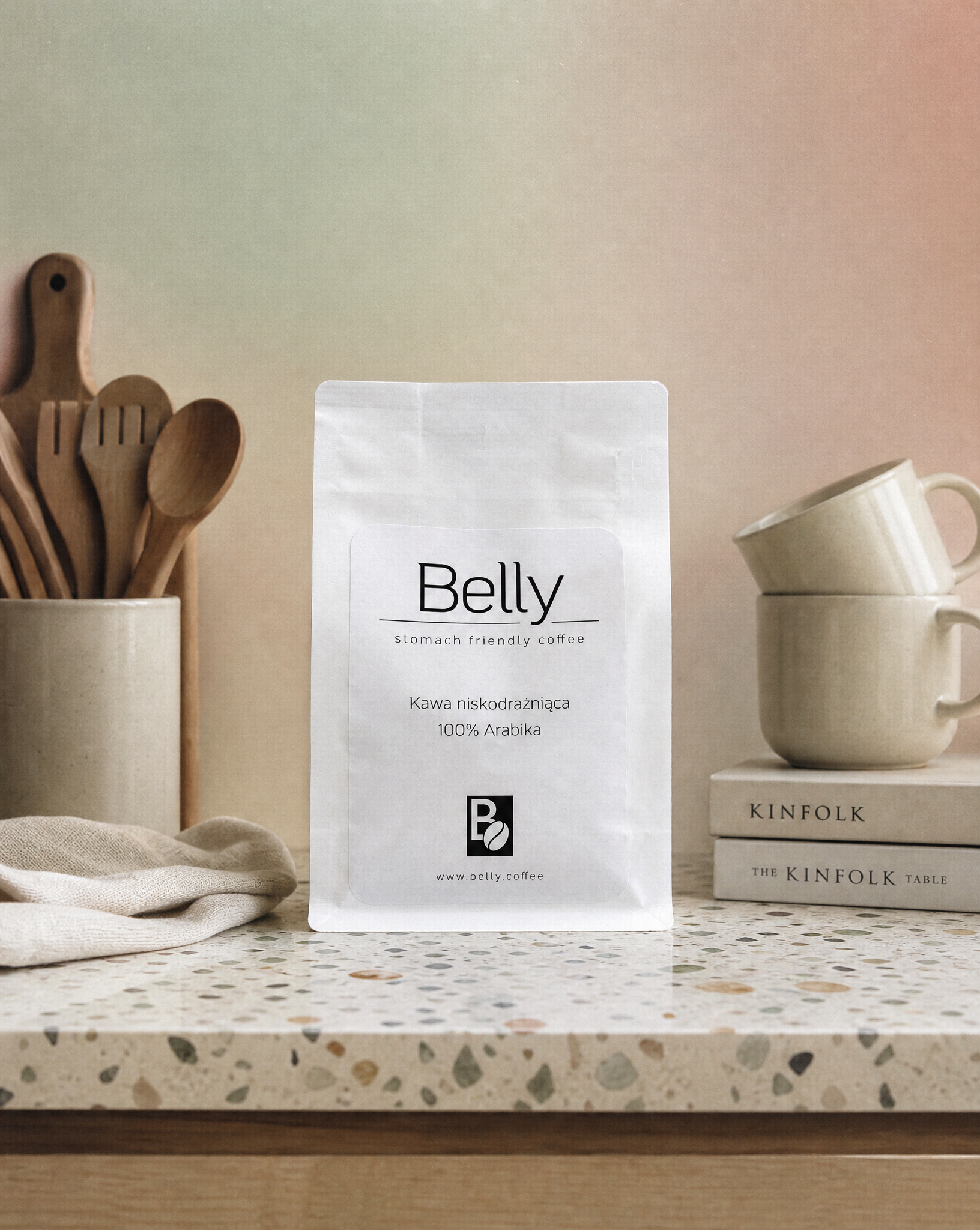 Kawa ZIARNISTA Niskodrażniąca Belly Coffee 100% arabika 250 g