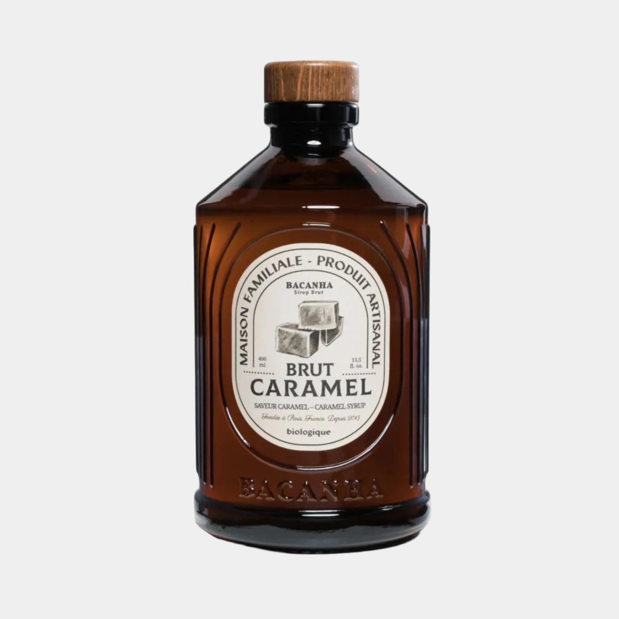 Syrop Bacanha o smaku karmelowym - organiczny - butelka 400 ml