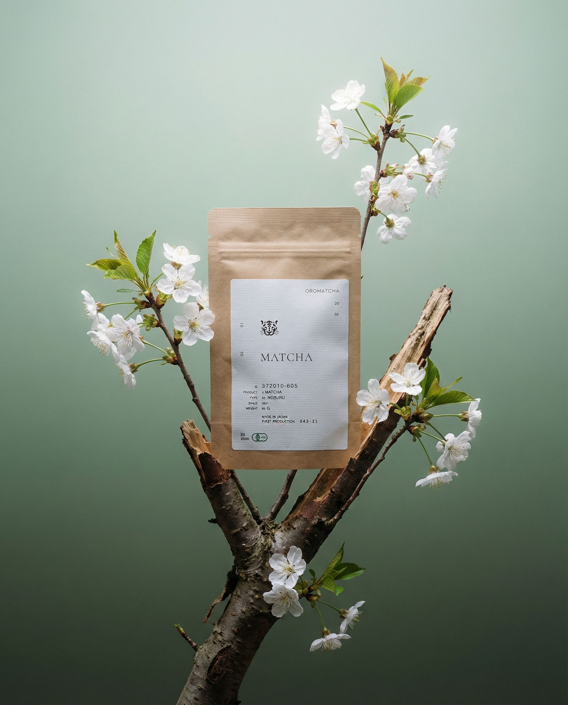 Oramatcha 02 NŌBURU - matcha z pierwszego zbioru - certyfikat JAS