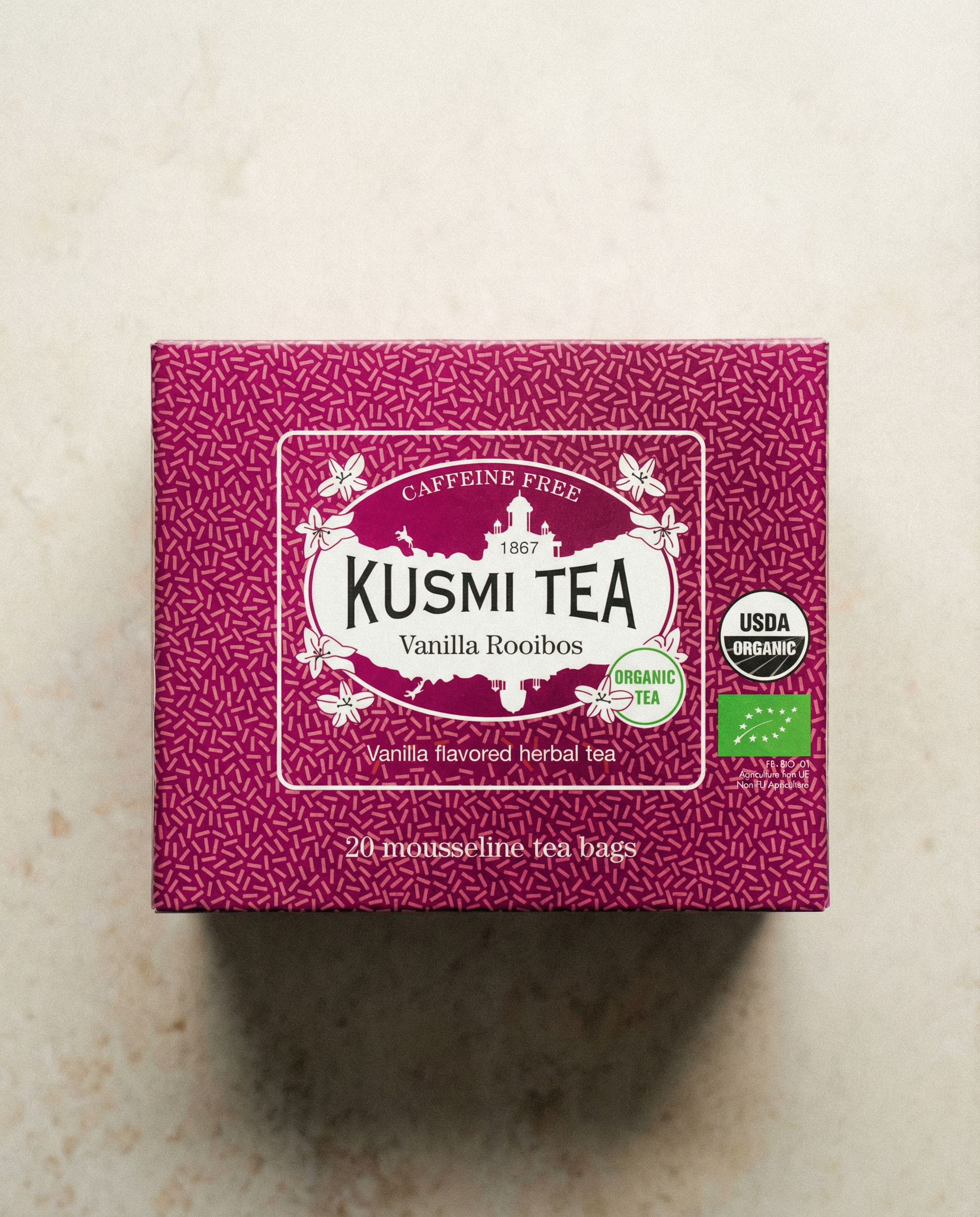 Kusmi Tea herbata Vanilla Rooibos Bio - 20 saszetek