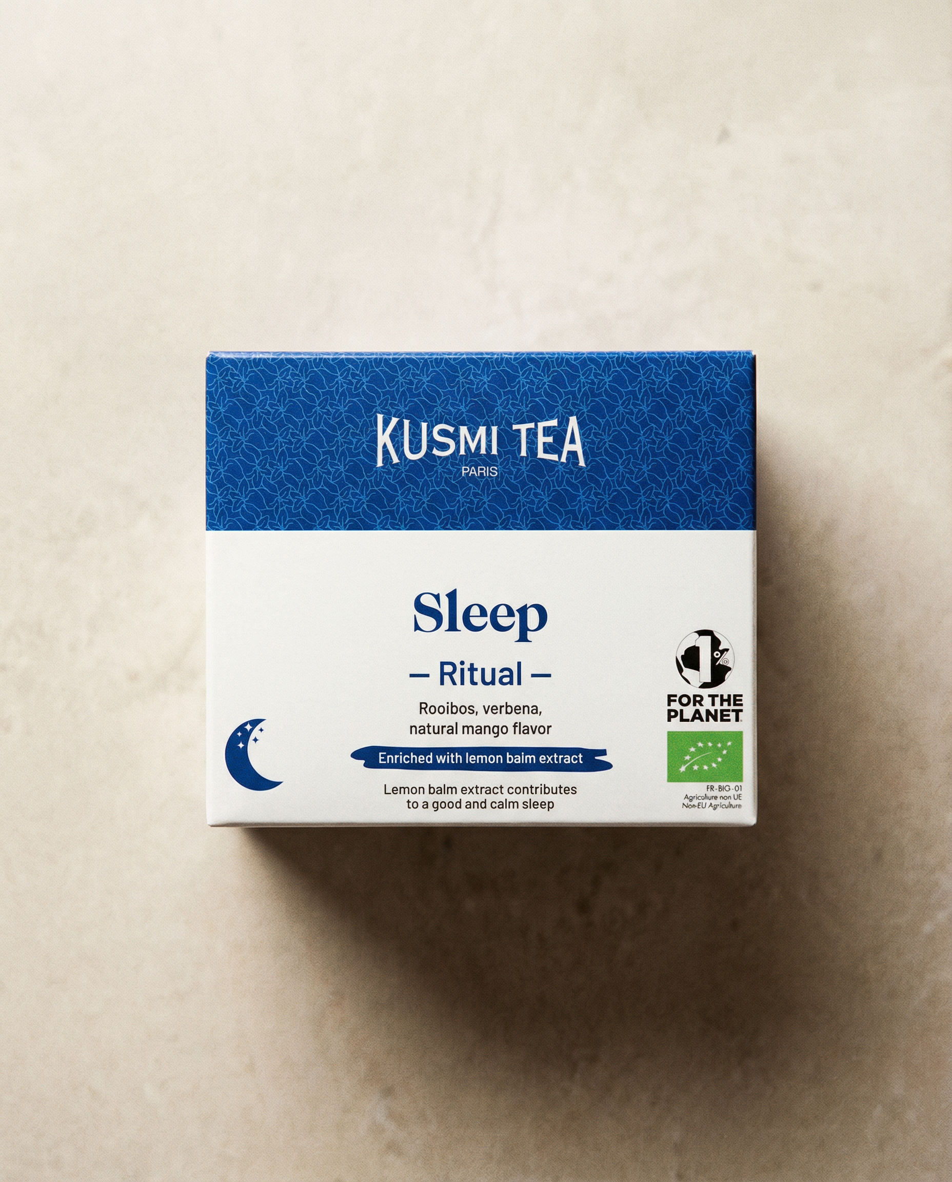 Kusmi Tea Herbata Sleep Ritual na sen, mango, melisa, rooibos i werbena - 18 saszetek