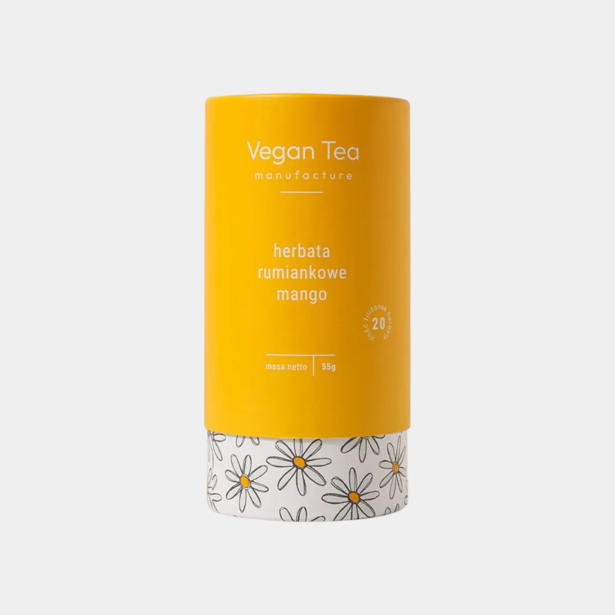vegan tea herbata rumiankowe mango