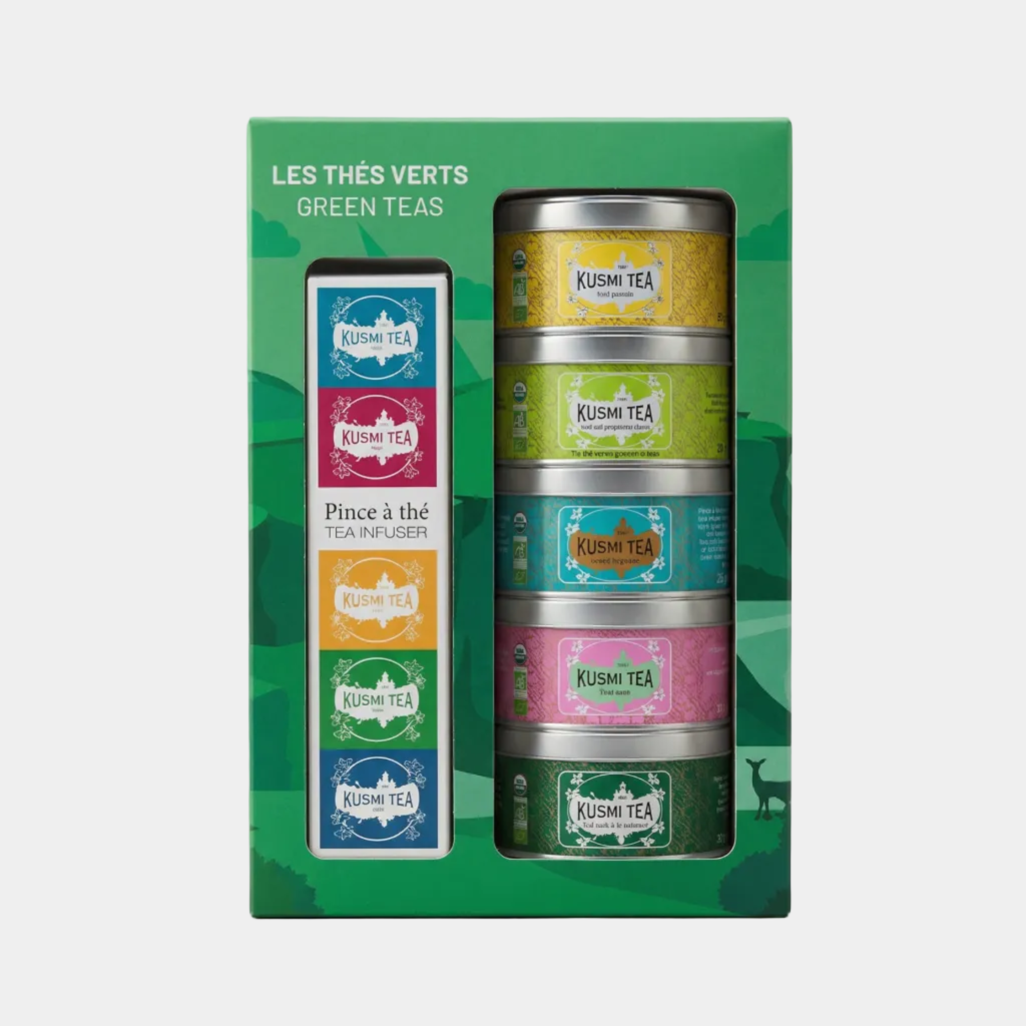 zestaw zielonych herbat kusmi tea