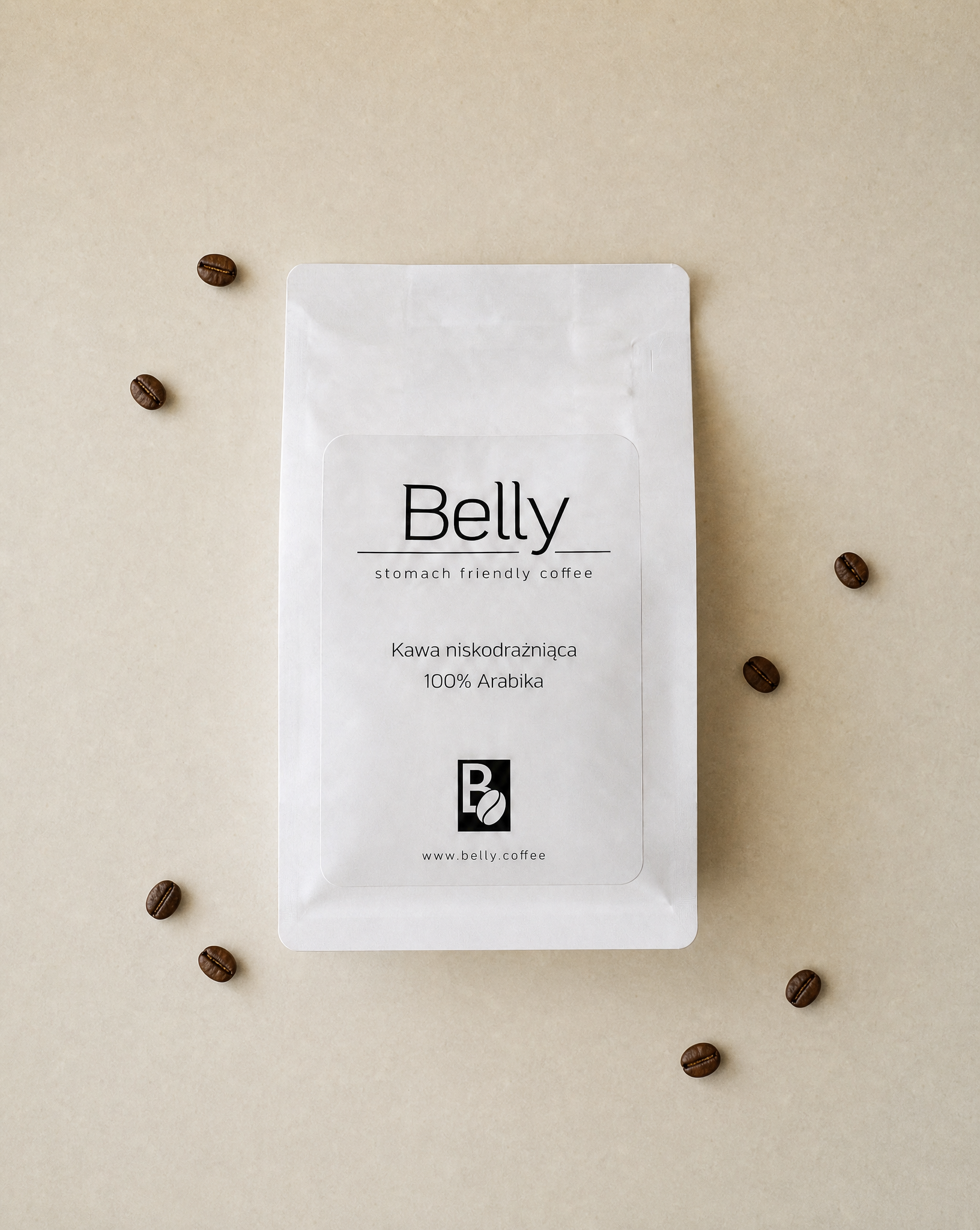 Kawa ZIARNISTA Niskodrażniąca Belly Coffee 100% arabika