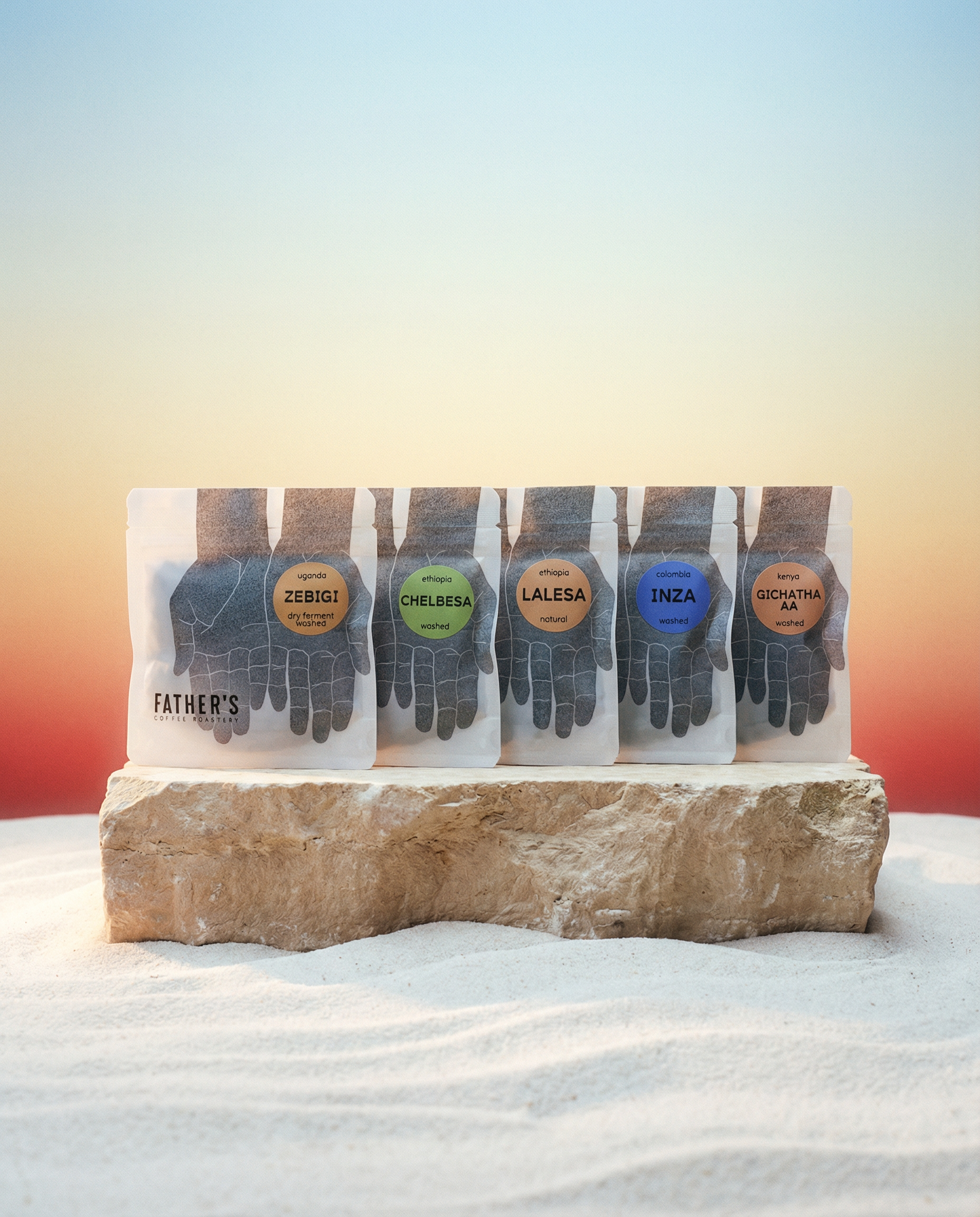 Father's Coffee Roastery Zestaw próbek 5x60 g 