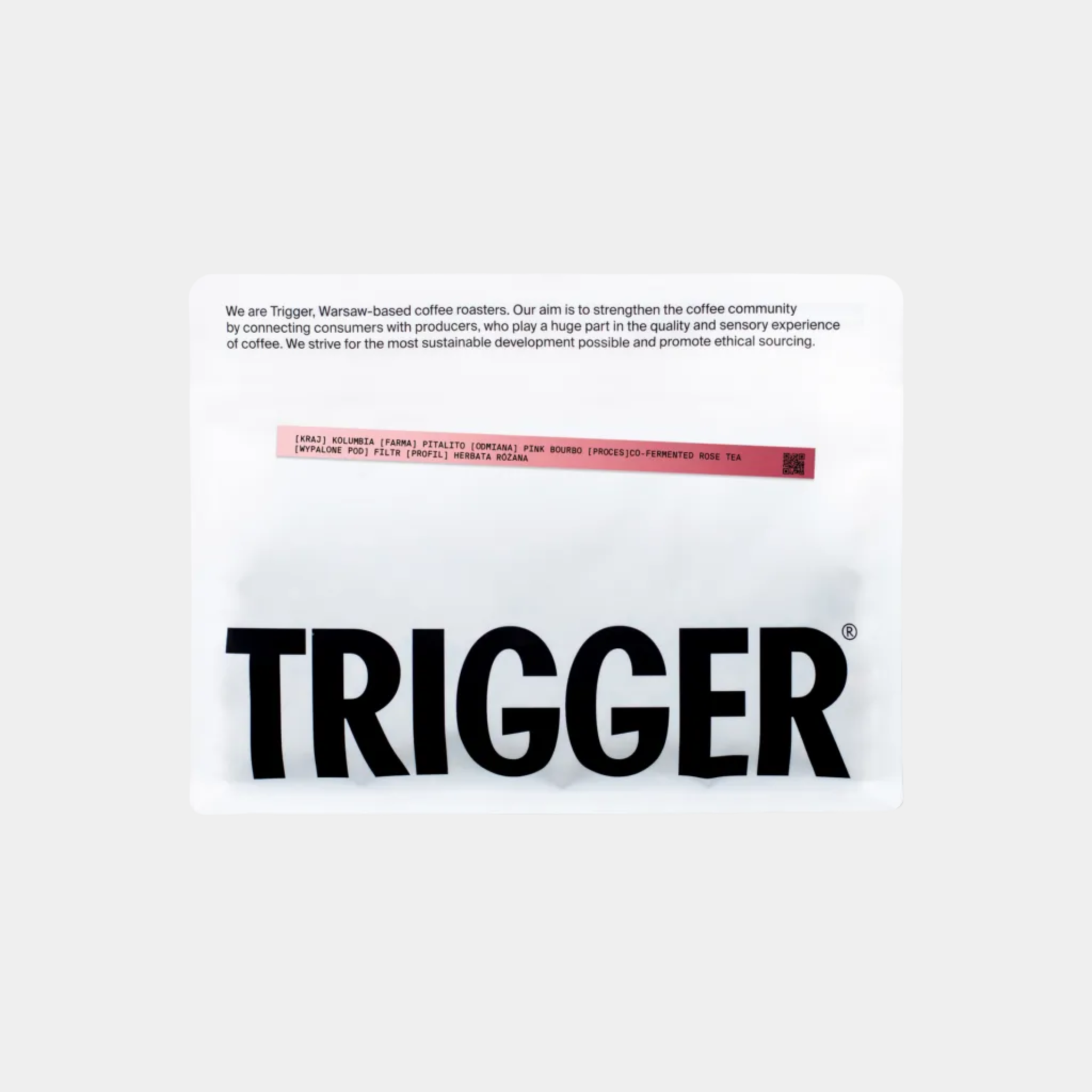 Trigger Roastery Kolumbia Pitalito kawa ziarnista pod przelew 250 g