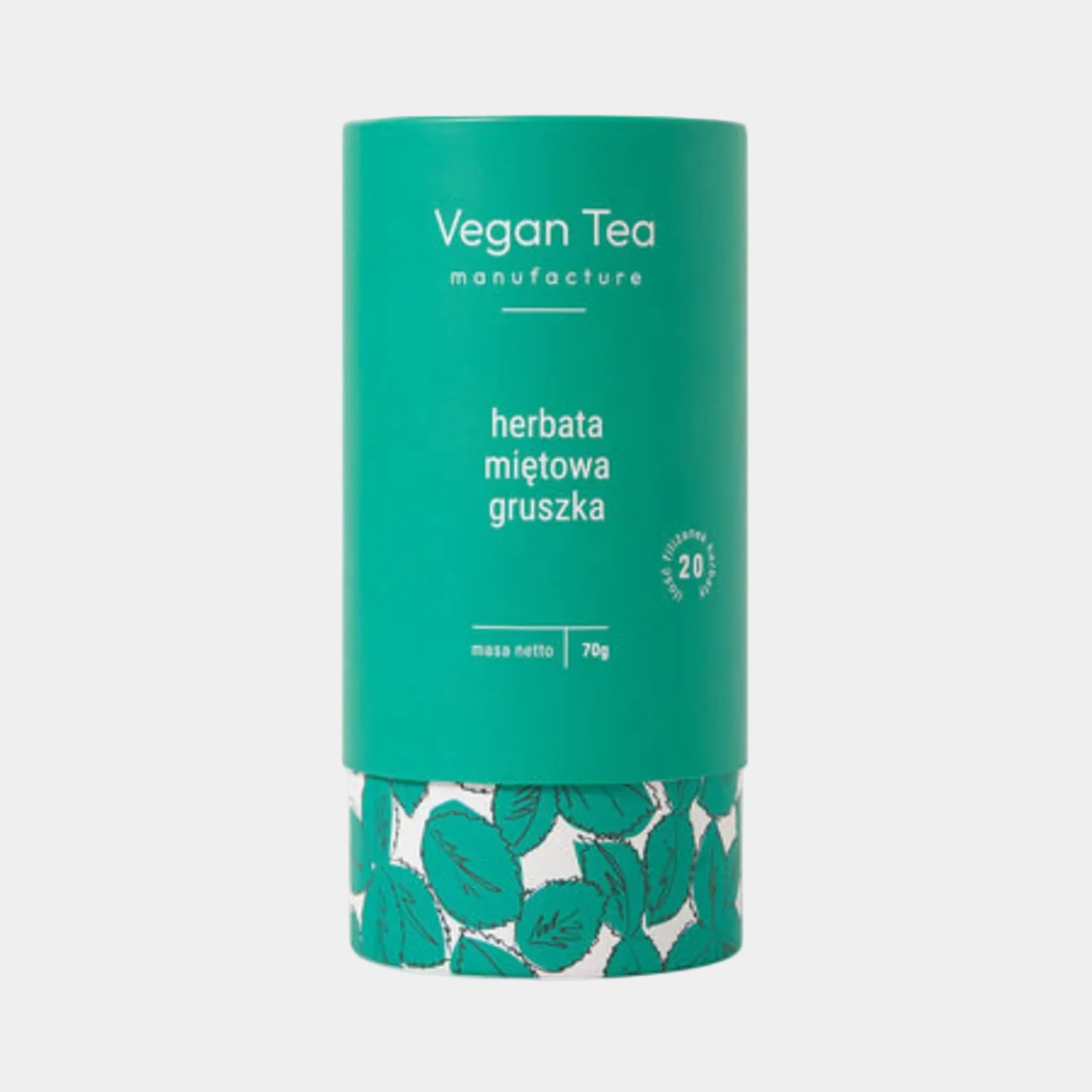 Vegan Tea - napar ziołowo-owocowy sypany Miętowa Gruszka 70 g