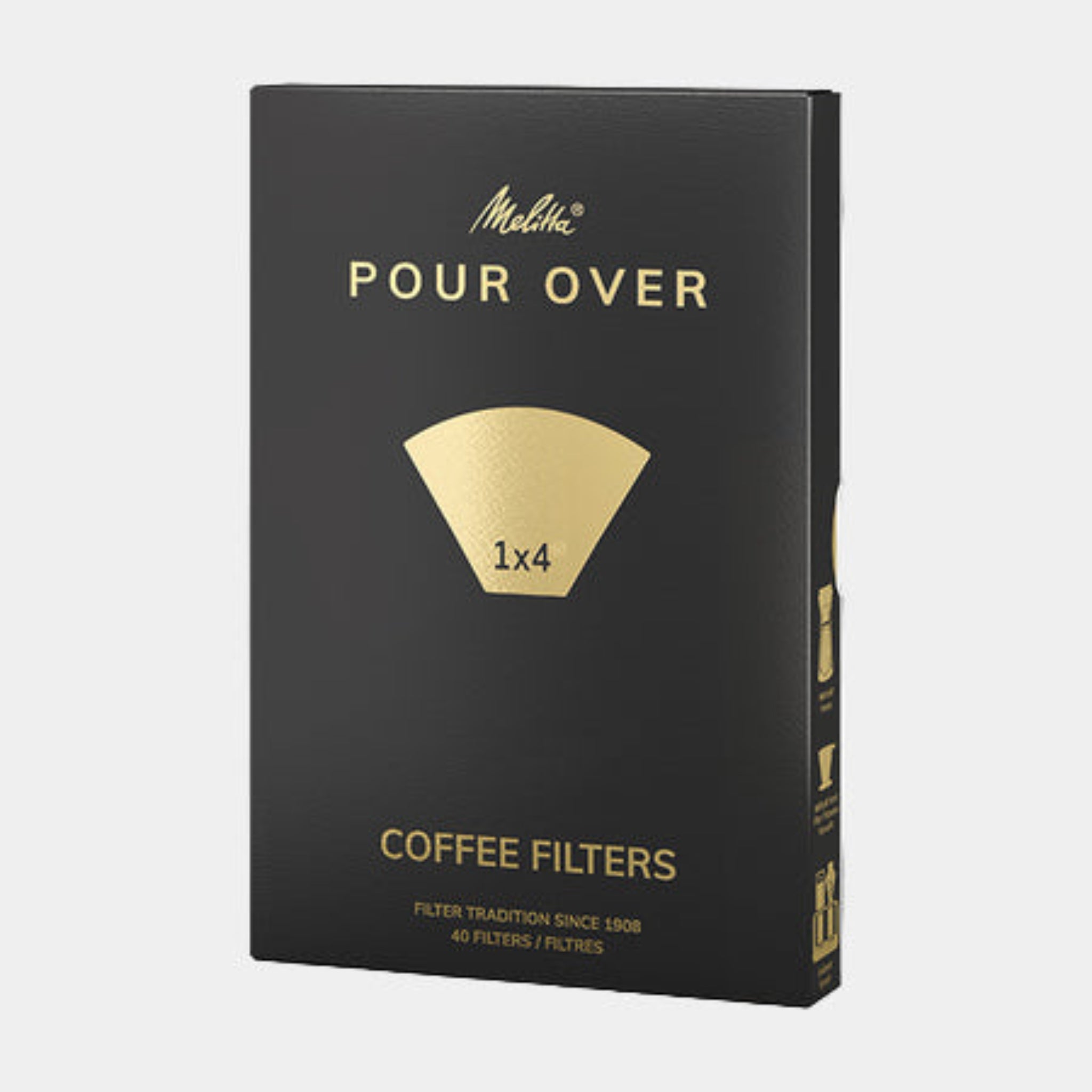 Parzenie kawy metodą Pour Over z użyciem filtra papierowego Melitta 1x4