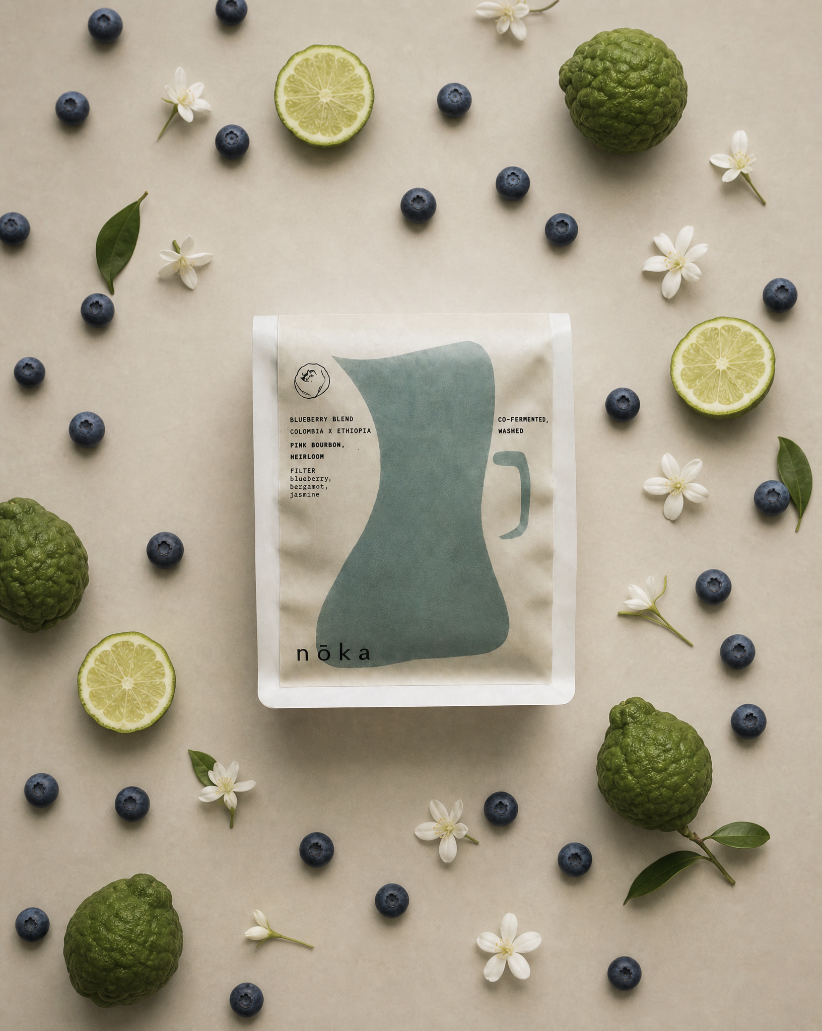 Noka Roastery BLUEBERRY BLEND kawa ziarnista specialty pod filtr - 250 g