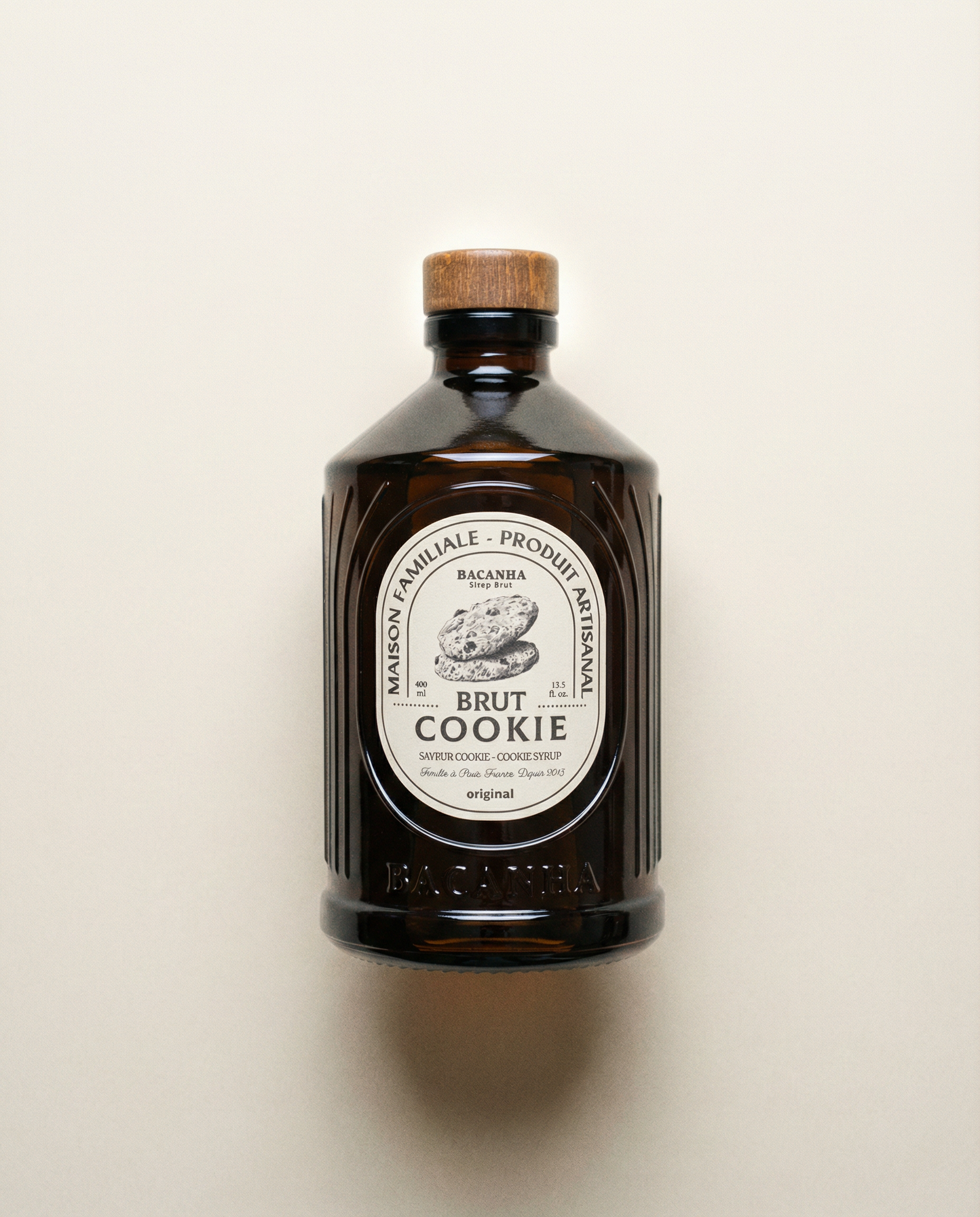 Syrop Bacanha o smaku ciasteczkowym - butelka 400 ml