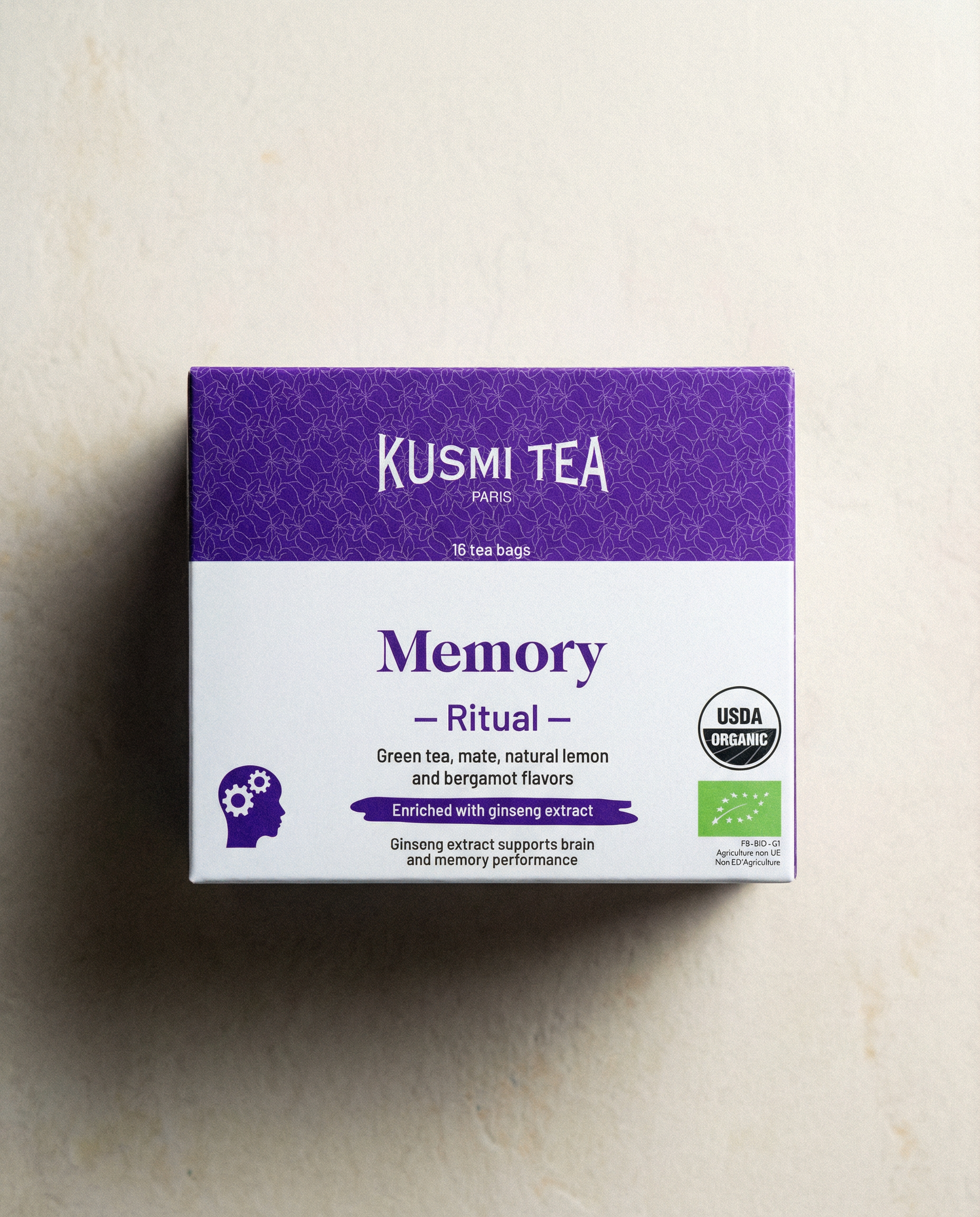 Kusmi Tea Memory Ritual herbata poprawiająca koncentrację - 18 saszetek