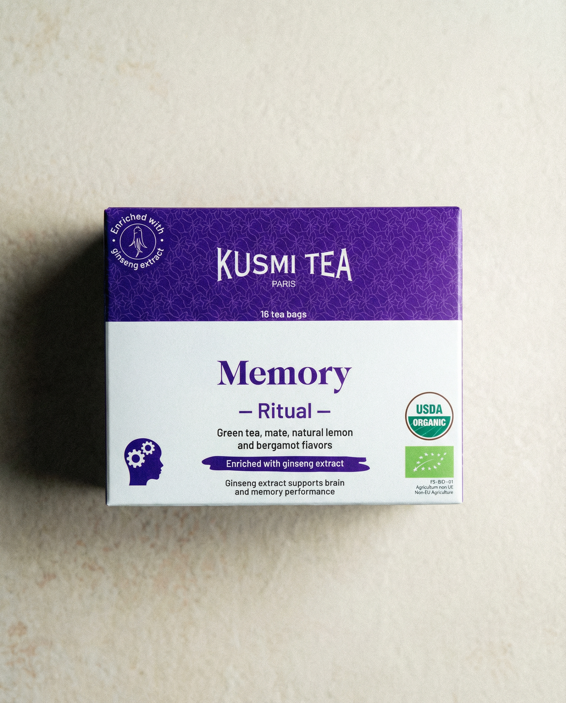 Kusmi Tea Memory Ritual herbata poprawiająca koncentrację - 18 saszetek