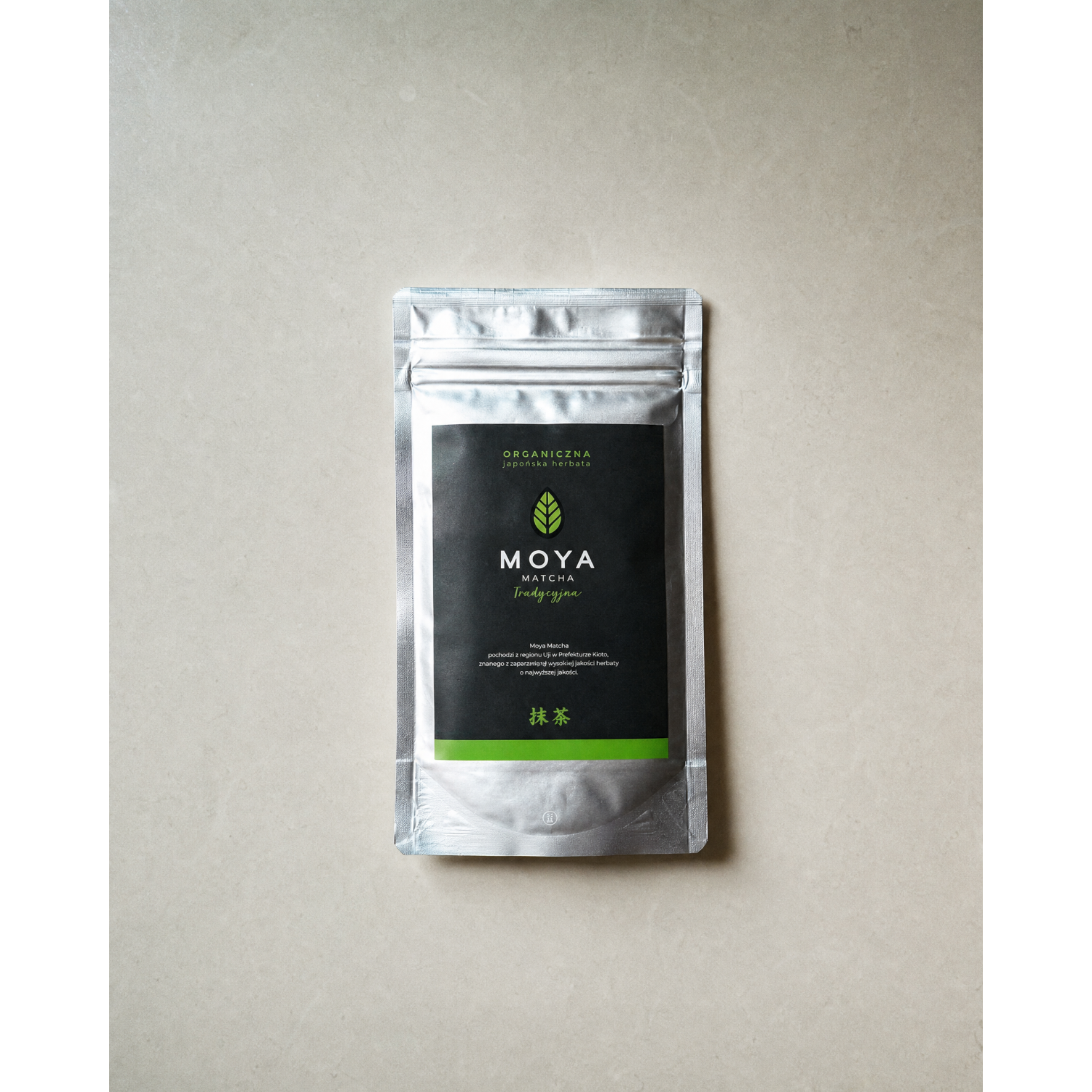Moya Matcha Tradycyjna organiczna japońska herbata matcha 100g saszetka
